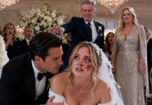At my wedding reception, my father ordered me to ask my rich fiancé for a $30,000 down payment on his new Cadillac Escalade SUV. When I refused, he grabbed my hair & smashed my face into the floor. My nose shattered. I looked up & saw my mom and father smiling… I whispered only 4 words to my fiancé. 20 minutes later, my father smile completely disappeared because…