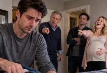 “VACATE THE ROOM” DAD SAID WHEN MY BROTHER ARRIVED WITH HIS PREGNANT WIFE. “IT WOULD BE BETTER IF YOU LEFT THE HOUSE ALTOGETHER.” MY BROTHER’S WIFE ADDED MOCKINGLY. I PACKED MY THINGS, LEFT. TWO DAYS LATERS, SHE CALLED SHAKING: “IT’S NOT TRUE… PLEASE TELL ME YOU DIDN’T SEND IT.”