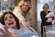 WHILE I WAS RECOVERING FROM GIVING BIRTH, MY MOM AND SISTER STORMED INTO MY HOSPITAL ROOM DEMANDING MY CREDIT CARD FOR MY SISTER’S $80,000 PARTY. WHEN I REFUSED, MY SISTER ATTACKED ME. THEN MY MOTHER GRABBED MY NEWBORN AND THREATENED THE UNTHINKABLE. I SCREAMED FOR SECURITY, BUT WHEN THE DOORS SUDDENLY BURST OPEN…