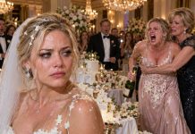 ON MY WEDDING DAY MY SISTER MADE A SCENE THREW CHAMPAGNE SMASHED MY CAKE AND SHOUTED ‘THIS IS WHAT YOU GET FOR ACTING LIKE YOU’RE BETTER’. MY MOM HUGGED HER SHE JUST NEEDS TO LET IT OUT. I SAID NOTHING. THAT NIGHT I DID WHAT NO ONE EXPECTED I PULLED HER COLLEGE TUITION DEPOSIT FROZE THE CO-SIGNED LEASE BUT AT 8:40 AM THEY GOT THE REAL NEWS