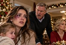 On Christmas Eve, I showed up at my parents’ house with my 3-year-old daughter, bruises in my face. “I’m divorcing him.” Dad slammed the table. “Don’t you dare.” My mother didn’t even look at me. “Unless you can give us $3,000 a month and find your brother another job, go home.” I walked out and called the one number I thought I’d never use. 7 Days Later, Dad Called, Panicked…
