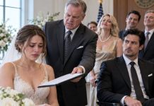 My father forced me to marry Adrian Cross—a deaf, nonverbal man in a wheelchair—then toasted the five million dollars he expected to steal from him. At the signing, he sneered, “Control your wife.” Adrian calmly raised his hands, and I translated: “She was never mine to control.” Then the screen revealed my husband’s real identity—and my father’s face went white. But that was only the first document we had prepared…