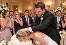 ON MY WEDDING DAY, MY HUSBAND H*T ME AND SH*VED MY FACE INTO THE CAKE. I REALIZED: ‘EITHER I D*E IN THIS MARRIAGE OR LEAVE NOW FOREVER.’ WHAT HAPPENED NEXT LEFT ALL THE GUESTS COMPLETELY SPEECHLESS…