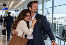 At the airport, my husband kissed my forehead and whispered, “Eighteen months will pass faster than you think.” I cried against his chest like I couldn’t bear to lose him. What he didn’t know was that I had already seen the messages between him and Caroline. By the time his plane landed in Singapore, I had moved $718,000 and called my divorce lawyer. Then his phone started ringing.