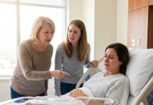 Three hours after giving birth, my sister slapped me and demanded my savings for her secret wedding. Then my mother grabbed my newborn and moved toward the open hospital window. “Transfer the money, or you’ll regret it!” she threatened. I screamed, “Somebody help me!” Just as my mother stepped closer to the window, the hospital door suddenly burst open. And what happened next changed my entire family forever.