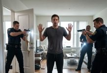At 5:52 a.m., my apartment door exploded inward. “GET OUT! HANDS UP!” Two rifles pointed straight at my chest. Seconds later, I was in handcuffs for a drunk-driving crash I never caused. Then Detective Harris said, “Your sister identified you.” My blood ran cold. Across the city, Claire was already celebrating. She thought she had destroyed me. She had forgotten one tiny detail—and that detail was about to destroy her.