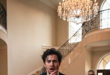 “After my ex brutally pushed me down the grand staircase, he laughed as I was carried to an ambulance. But when he finally walked back into our mansion, he found it completely stripped bare. The family lawyer handed him an envelope, whispering: “She sold everything before crossing the border. You own nothing now.” His entire world crumbled in a single second.”