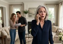 The voice message was never meant for me. But when I heard my daughter whisper, “Once the house is transferred, Mom will be out before she even understands,” my blood ran cold. Then she said, “Whatever you do, don’t let her open the blue folder.” I stared at the folder in my hand and smiled. They thought I was powerless. They had no idea what was inside.