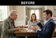 “Dad, you’re a liability. You have nothing to leave us anyway.” My son-in-law laughed as I sat there in my old trucker’s jacket. I said nothing. He had no idea the “broke old truck driver” across the table secretly owned a $78 million logistics empire. The next morning, I made three quiet phone calls. By the end of the week, his career was collapsing—and he finally discovered who I really was.