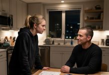 “My ex needed the money more than you did,” Maren said after admitting she used my credit card to pay his rent. I smiled and replied, “You’re very generous.” She thought I was too weak to fight back. What she didn’t know was that I investigate financial fraud for a living. That night, while she slept peacefully beside me, I froze the card, saved every message—and called the police.