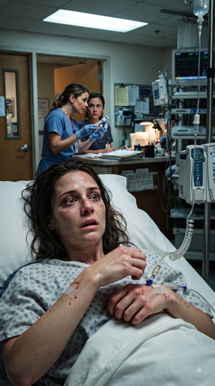 Woman_pulling_IV_needle_in_2K_20260930114242