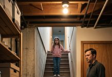 My wrists burned against the ropes as my husband leaned close and whispered, “Rot down here. No one will ever question your disappearance.” Then he slammed the basement door, leaving me in the dark. I almost believed him—until I heard a tiny voice above the stairs. “Mommy?” My blood froze. Our daughter had seen everything… and when she ran, my husband still had no idea what she was about to do.