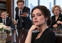 At my father’s funeral, my husband announced that my inheritance would finally pay off his family’s debts. My mother-in-law had already picked out a $600,000 house. I stayed silent. But during the will reading, the attorney placed Dad’s old phone on the table, pressed play—and six seconds later, my husband jumped up yelling, “Turn that off!”