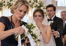 AT MY DAUGHTER’S WEDDING, I COULD TELL SOMETHING WAS WRONG. MY WIFE, A CARDIOLOGIST, GRABBED MY HAND AND WHISPERED “WHATEVER HAPPENS NEXT, STAY CALM.” I DIDN’T UNDERSTAND UNTIL SHE STEPPED INTO THE AISLE AND RIPPED THE BOUQUET FROM OUR DAUGHTER’S HANDS AND WHAT FELL OUT LEFT THE ENTIRE ROOM SPEECHLESS. –