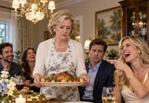 “My daughter-in-law laughed in front of her friends and said, ‘She’s basically our unpaid maid.’ Even my own son smiled. I stood there holding the dinner I had cooked, then quietly said, “You’re right. I’ve been very useful.” What they didn’t know was that the house, the cars, the furniture—and the money keeping them comfortable—were all mine. By morning, I had made three phone calls.