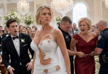 The night before my wedding, my mother-in-law sliced my $18,500 gown to pieces and texted, “Know your place.” The next morning, I walked down the aisle wearing the ruined dress, my head held high. When she smirked, I took the microphone and exposed her fraud, blackmail, and stolen money before every guest. Minutes later, police entered the chapel—while her son handed me the keys to the house she thought she owned.