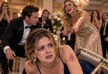 “It Was A Sick Prank!” My Sister Laughed As Guests Ran To Help Me Up. I Felt The Metal Bend—And She Knew About My Surgery. Everyone Heard Her Laughing. But Her Fiancé Heard Something Else. He Turned And Looked At My Sister..