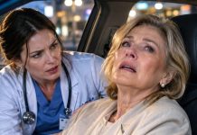I walked out of the restaurant after dinner with my son and daughter-in-law. As I opened my car door, an exhausted-looking female doctor mistakenly got in, thinking it was her car. “Please take me home…” she whispered. I told my driver, “Let her rest for a while.” 15 minutes later, that decision saved my life…