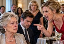 I’M SICK OF CARRYING THIS UNWANTED BURDEN, MY DAUGHTER IN LAW SCREAMED BEFORE THE GUESTS. I WAITED FOR MY SON TO STAND UP FOR ME—BUT INSTEAD, HER OWN MOTHER STOOD UP AND REVEALED A SHOCKING SECRET THAT SILENCED THE ENTIRE ROOM.