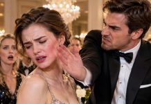My husband slapped me in front of three hundred executives, then leaned close and whispered, “Go home before you ruin the best night of my life.” I wiped the blood from my lip and smiled. “Enjoy the next fifteen minutes, Daniel.” He laughed—until the ballroom doors opened and the retired billionaire who had built his career walked straight toward me. Daniel’s face went white, because he had no idea why I had invited him.