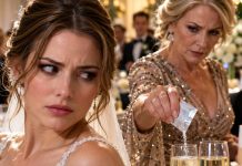 AT MY WEDDING, I CAUGHT MY MOTHER IN LAW SPIKING MY GLASS. I QUIETLY SWAPPED OUR DRINKS, AND WHEN SHE TOASTED TO MY RUIN, I JUST SMILED. THAT’S WHEN HER OWN TRAP SPRANG. WHAT HAPPENED IN THAT HOSPITAL HALLWAY LEFT THE ENTIRE FAMILY SILENT…
