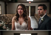 “The night before my wedding, my mother called every guest and said, ‘The whole family agrees—we’re not coming. Don’t be the only one there.’” The next morning, I walked into a nearly empty ceremony with only eleven chairs filled. I thought she had won. Then the officiant smiled and said, “We can begin now.” I turned toward the front row—and saw exactly who had taken the seats my mother wanted left empty.