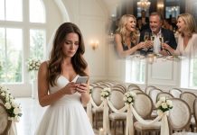 “Nobody’s coming,” my sister texted four minutes before my wedding. “We’re having dinner at Celeste. Walk down the aisle alone.” I stared at twelve empty chairs reserved for my family, fighting back tears. Then I replied, “Enjoy your dinner. The payments stop today.” She sent three laughing emojis. They thought I was bluffing. But thirty days later, my phone showed 89 missed calls—and the family business I’d secretly financed was collapsing faster than they could imagine…
