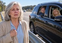 “You’re a burden, Mom.” My son threw my suitcase into the rain and handed me a brochure for a cheap nursing home. He thought I had nowhere to go. Six months later, he stood inside my mansion, whispering, “You have six bedrooms. Surely you can spare one.” Then he noticed my lawyer—and the document bearing the signature I had never written. Suddenly, a spare room wasn’t his biggest concern.