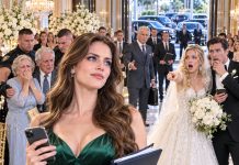 “You’re NOT welcome at my wedding!” my sister screamed, ordering security to throw my family out as 300 guests watched in shock. Her wealthy fiancé laughed while our mother burst into tears. I calmly pulled out my phone and whispered, “You have five minutes to regret this.” She smirked—until five black luxury cars arrived, and the man stepping out made her wedding planner scream. My sister turned ghostly pale when she realized who we really were…