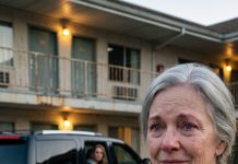 At 74, my own daughter abandoned me at a roadside motel with just $73 in my purse. “You’ll figure it out, Mom,” she said coldly before driving away, leaving me alone with a battered suitcase and nowhere to go. I watched her taillights disappear, then smiled for the first time that night. She thought I was a helpless old woman. What she didn’t know was what I had kept hidden for decades—and the phone call I was about to make would change both our lives forever.