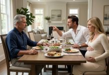 “Dad, Brittany’s pregnant, and we need a bigger house. You should sell yours and give us the money!” my son announced at dinner. I smiled. “Congratulations. But why is that my responsibility?” The entire room went silent. My daughter-in-law snapped, “You’re going to die alone in this house!” I calmly opened the door. They thought I was a helpless old man. But I’d already discovered the forged document that could destroy everything they’d planned…