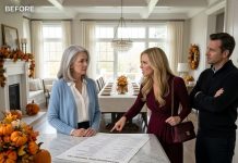 “Mom, Brandon’s entire family is coming for Thanksgiving. It’s only 22 people!” my daughter announced, handing me a $3,800 shopping list. I smiled. “Wonderful! I’m going to the mountains. Host them yourself—I’m not your personal bank!” Her face turned pale. She screamed, “We’ll use your house anyway!” I said nothing. But on Thanksgiving morning, when 22 guests arrived at my doorstep, they discovered a surprise nobody expected…