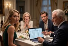 “Did you get the email about your trust fund?” Grandpa asked casually at dinner. I laughed. “What trust fund?” Then he turned his laptop toward me—ten years of bank statements, all in my name, worth nearly two million dollars. My mother went pale. Grandpa stared at the contact email and said, “Good. Now let’s find out who changed it.” That was the moment my family stopped looking at me like the poor one.