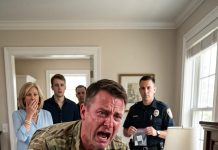 “WHO DID THIS TO MY WIFE?!” I screamed, ripping the blanket away to reveal horrifying bruises covering her body. My wife sobbed, “Please… don’t let them hurt me again.” Behind me, my mother froze, and my younger brother turned deathly pale. A police officer stepped forward. “Sir, we found something you need to see.” I slowly turned toward my family. **They had no idea what I was about to do next.**
