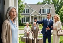 “WE NEED FOUR BEDROOMS, MOM! WE’RE MOVING IN!” my son announced, dragging suitcases into my house. He’d ignored me for twelve years, even missing his father’s funeral. But three days after I won $2.4 million, he suddenly returned with his wife and her parents! “We’re here to take care of you,” he smiled. Then his wife whispered, “Once she signs, everything is ours.” I smiled back. They had no idea what I’d prepared for them…
