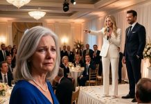 “Mom, your time is over! I’ll be taking full control of the company!” my daughter announced in front of 300 employees at MY retirement party. Her husband smirked as everyone applauded my humiliation. I stayed silent, even when she ordered my office cleared. But she didn’t know my lawyer had uncovered $486,000 in suspicious transfers. When I walked into the emergency board meeting three days later, her confident smile vanished…