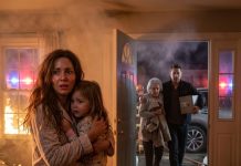 The night our house caught fire, my husband carried his mother, her fur coat, and a safe full of cash outside—then left me and our four-year-old daughter trapped inside. “Make sure you get yourself out,” he said coldly. A month later, he demanded full custody, telling the judge I was an unfit mother. He thought I had no way to fight back… until our neighbor walked into the courtroom with a video that could destroy everything he had built.