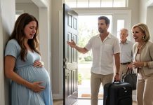 “You’re pregnant, not dying. Just take a taxi!” my husband snapped as he left for a luxury vacation with his parents, one day before I gave birth. His mother laughed, “Stop being so dramatic!” I said nothing. Hours later, I delivered our daughter alone. But the next morning, my husband called, screaming, “Emily! Why is the bank investigating me? And who owns our house?” I smiled coldly. He had no idea what I’d just unleashed.