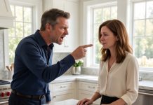 My husband ordered me to stop depending on him. I obeyed—and canceled every luxury he enjoyed at my expense. But on his birthday, when fifteen relatives arrived expecting steak and lobster, the dining table was empty. “SERVE THE FOOD, NOW!” he screamed. I calmly placed our property documents beside his plate. “This house is mine. The company is mine. And I know about your plan to mortgage my home.” Then his mother whispered something nobody expected…