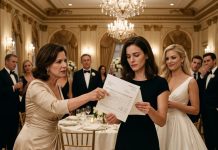 My mother slid a $187,430 wedding bill across the table and said, “Your sister deserves perfection. You can afford it, so pay.” Everyone expected me to lower my head and obey. Instead, I smiled, stood up, and turned to the groom. “Daniel, does your fiancée know who owns the company funding your business?” His face went pale. Then my mother dropped her champagne glass—and the real nightmare began.