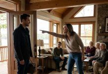 “Why is this stupid leech here? Get out!” Melissa screamed while my own brother stood there saying nothing. I smiled, picked up my bag, and said, “Okay. I’ll leave.” She thought she had humiliated me in front of the whole family. What she didn’t know was that the lake house wasn’t hers—or my brother’s. The deed had only one name on it: mine. And by morning, everything changed.