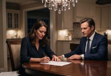 “My lawyer says you’ll leave with nothing,” my husband smirked, sliding the divorce papers toward me. For years, he’d forced me to stay home, controlled every dollar, and called me useless whenever I resisted. I signed without begging. Six months later, I walked into his company’s executive meeting. His face went white when the chairman stood and said, “Everyone, meet your new boss.” I smiled at my ex-husband. “Still think I’m nothing?”