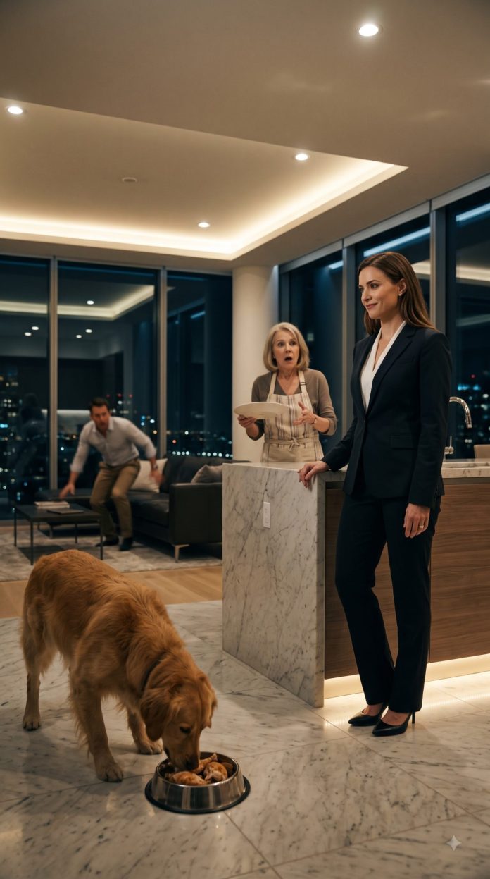 Woman_smirking_while_dog_eats_2K_20261008211156