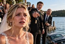 ON MY WEDDING DAY MY BROTHER THREW MY CLASSIC CAR INTO A LAKE. HE TOSSED ME THE KEYS AND LAUGHED, “GO PARK IT NOW, SIS.” DAD BURST OUT LAUGHING. I JUST LOOKED AT HIM AND ASKED, “DID YOU CHECK THE TRUNK FIRST?” HIS SMILE VANISHED.