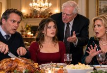 “Emma, why are you paying rent to your parents to live in MY house?” Grandpa asked at Thanksgiving dinner. My father froze with the carving knife in his hand. “She’s learning responsibility!” he snapped. I slowly set down my fork. “Then why have I paid them $70,200 over three years?” Grandpa’s face turned white. My mother started shaking. But when I pulled an envelope from my purse, the real nightmare began…