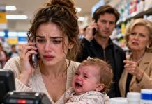 MY CREDIT CARD WAS DECLINED WHEN I WAS BUYING DIAPERS FOR MY BABY. I CALLED MY HUSBAND. HE SAID, “NOT MY PROBLEM. FIGURE IT OUT YOURSELF.” MY MIL ADDED: “YOU USELESS LEECH.” I DIDN’T REPLY. I CALLED MY BANKER AND SAID, “RELEASE THE FUNDS.” THEY HAD NO IDEA WHAT I HAD JUST SET IN MOTION…