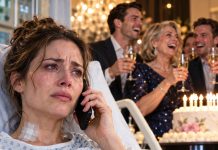 3 DAYS AFTER MY SPINAL SURGERY, MY HUSBAND CALLED: HOPE YOU UNDERSTAND WHY WE COULDN’T COME. I SAID: I GET IT PERFECTLY. A BIRTHDAY PARTY WAS MORE IMPORTANT THAN MY LIFE. HE FROZE. AND HIS FAMILY…