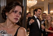 I ARRIVED LATE TO MY HUSBAND’S BIRTHDAY PARTY. I HEARD HIM TELL OUR FRIENDS, “THAT PIG? I WISH SHE WOULDN’T SHOW UP.” THEY LAUGHED. I TURNED AROUND AND CALLED MY ATTORNEY. “DO IT.” 15 MINUTES LATER, MY HUSBAND WENT PALE.